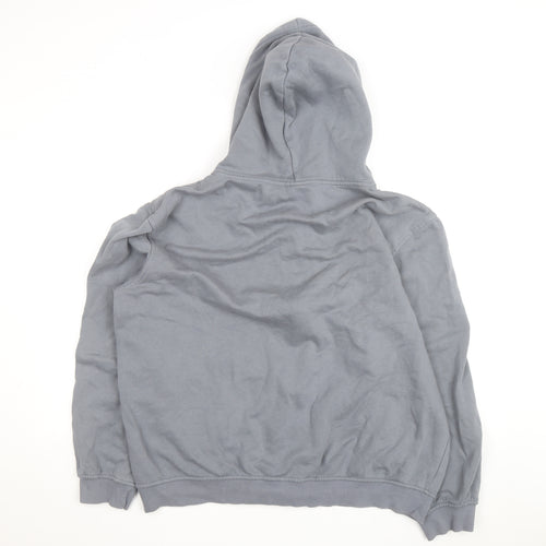 H&M Men's Grey Full Zip Relaxed Fit Hoodie XL