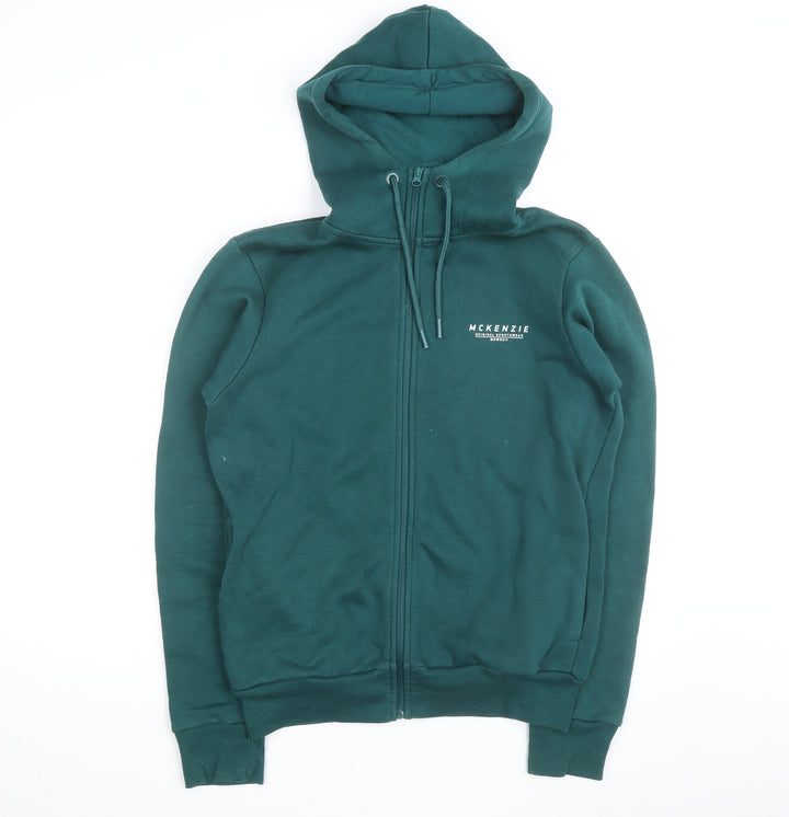 McKenzie Men’s Green Full Zip Hoodie Size M Regular Fit