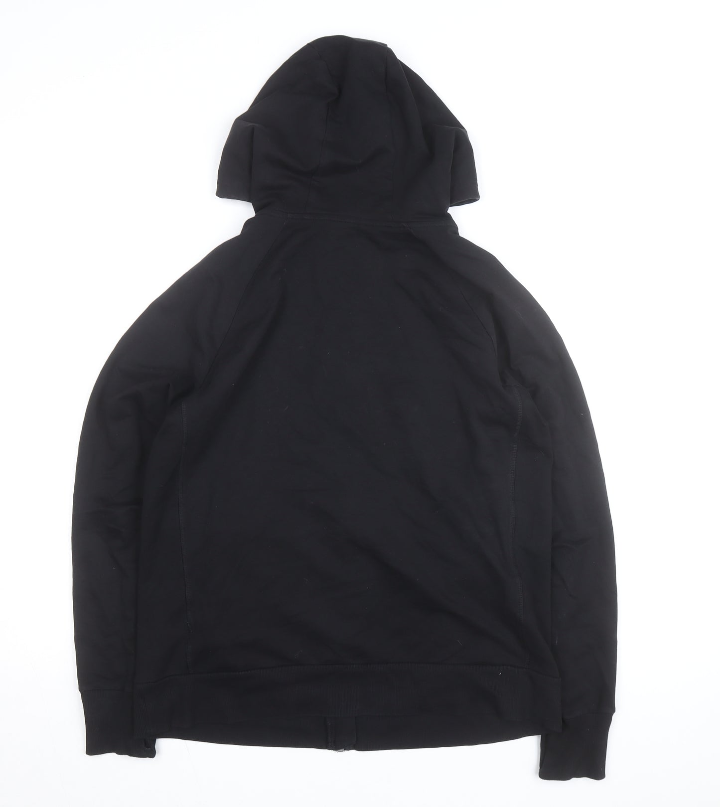 Marks and Spencer Mens Black Full Zip Hoodie Size L Regular Fit