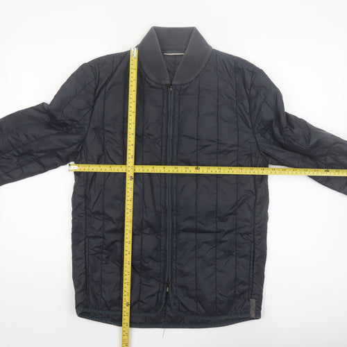 DKNY Jeans Men's Blue Quilted Nylon Jacket Size S