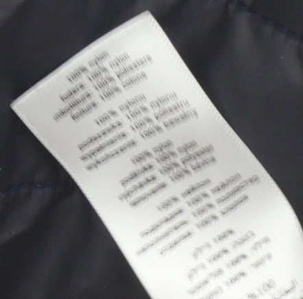 DKNY Jeans Men's Blue Quilted Nylon Jacket Size S