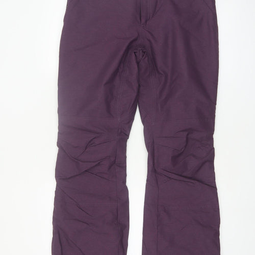 Columbia Womens Purple Omni-Heat Insulated Snow Pants Size S Winter Ski Trousers