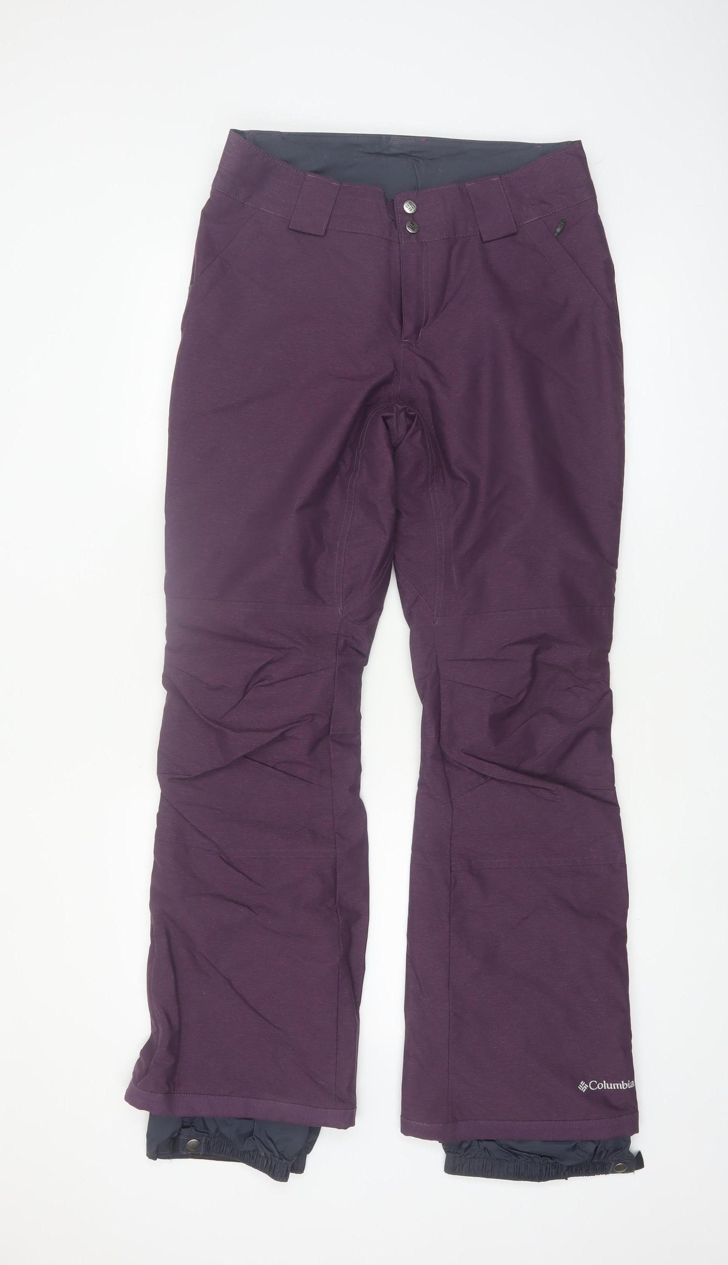 Columbia Womens Purple Omni-Heat Insulated Snow Pants Size S Winter Ski Trousers
