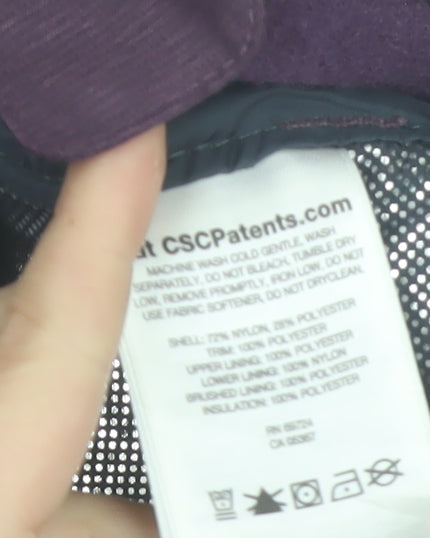 Columbia Womens Purple Omni-Heat Insulated Snow Pants Size S Winter Ski Trousers