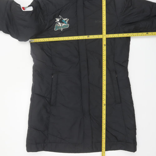 Columbia Women's Black Long Puffer Coat M Winter Outdoor
