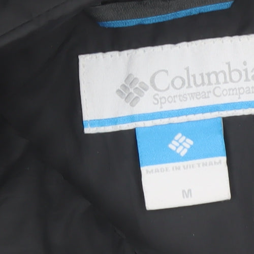 Columbia Women's Black Long Puffer Coat M Winter Outdoor