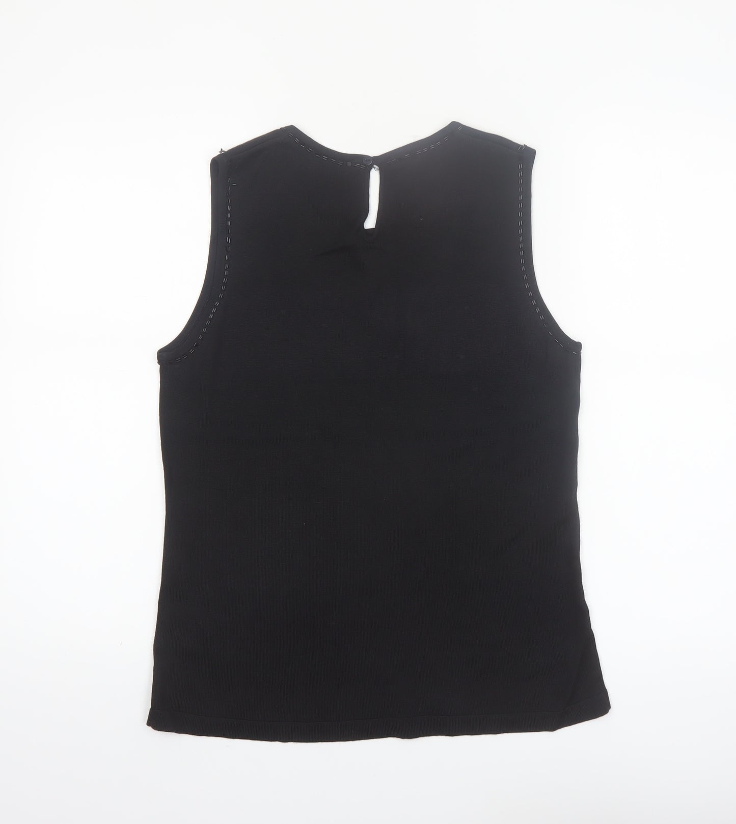 Twilfit Women's Black Cotton Viscose Tank Top L