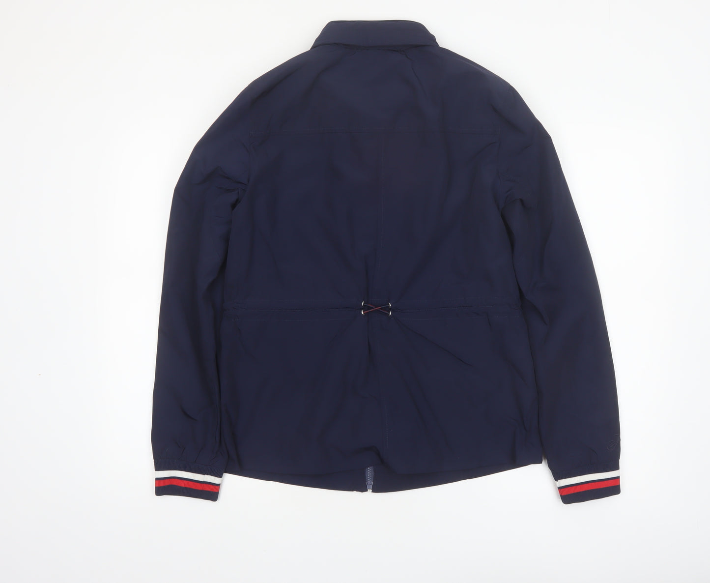 Tommy Hilfiger Women's Blue Bomber Jacket Size S Full Zip Lightweight
