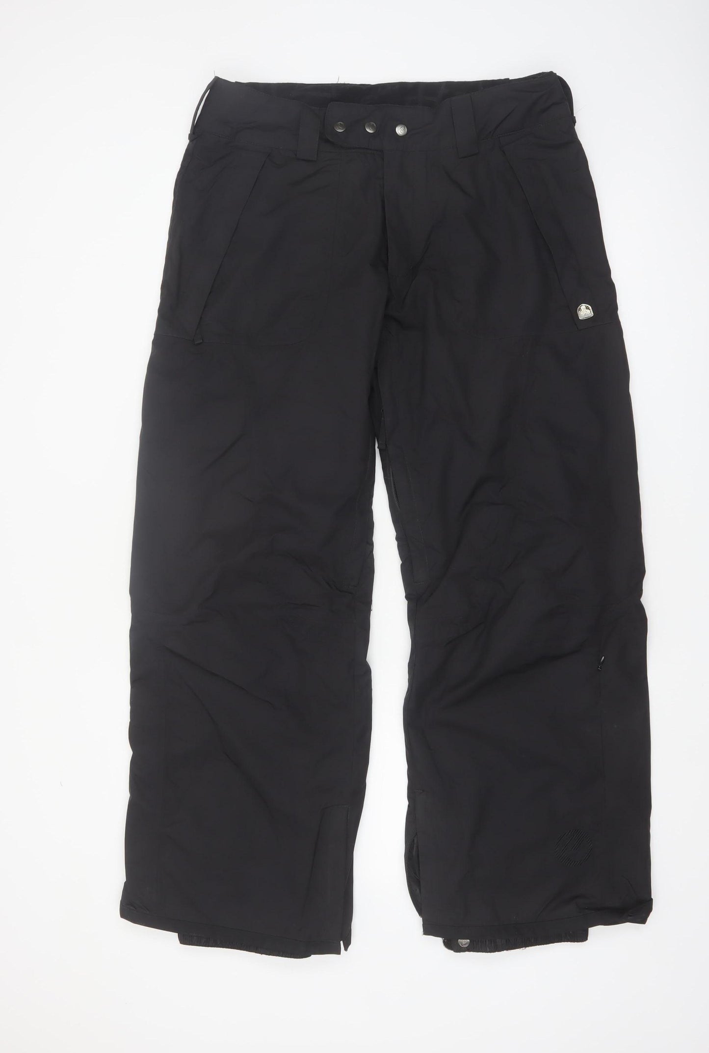PowderRoom Trilogy Mens Black L Snow Pants Waterproof Winter Trousers