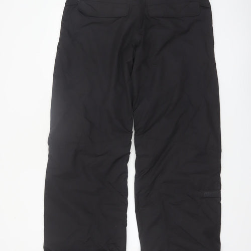 PowderRoom Trilogy Mens Black L Snow Pants Waterproof Winter Trousers