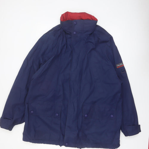 Pacific Trail Men's Blue XL Nylon Parka Jacket Waterproof Outdoor