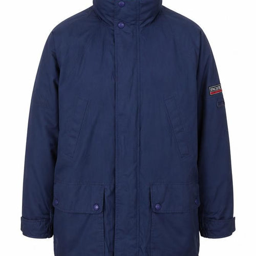 Pacific Trail Men's Blue XL Nylon Parka Jacket Waterproof Outdoor