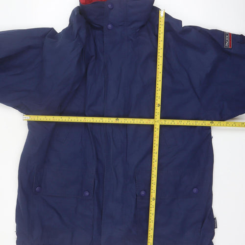 Pacific Trail Men's Blue XL Nylon Parka Jacket Waterproof Outdoor