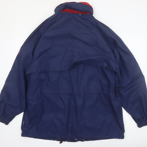 Pacific Trail Men's Blue XL Nylon Parka Jacket Waterproof Outdoor