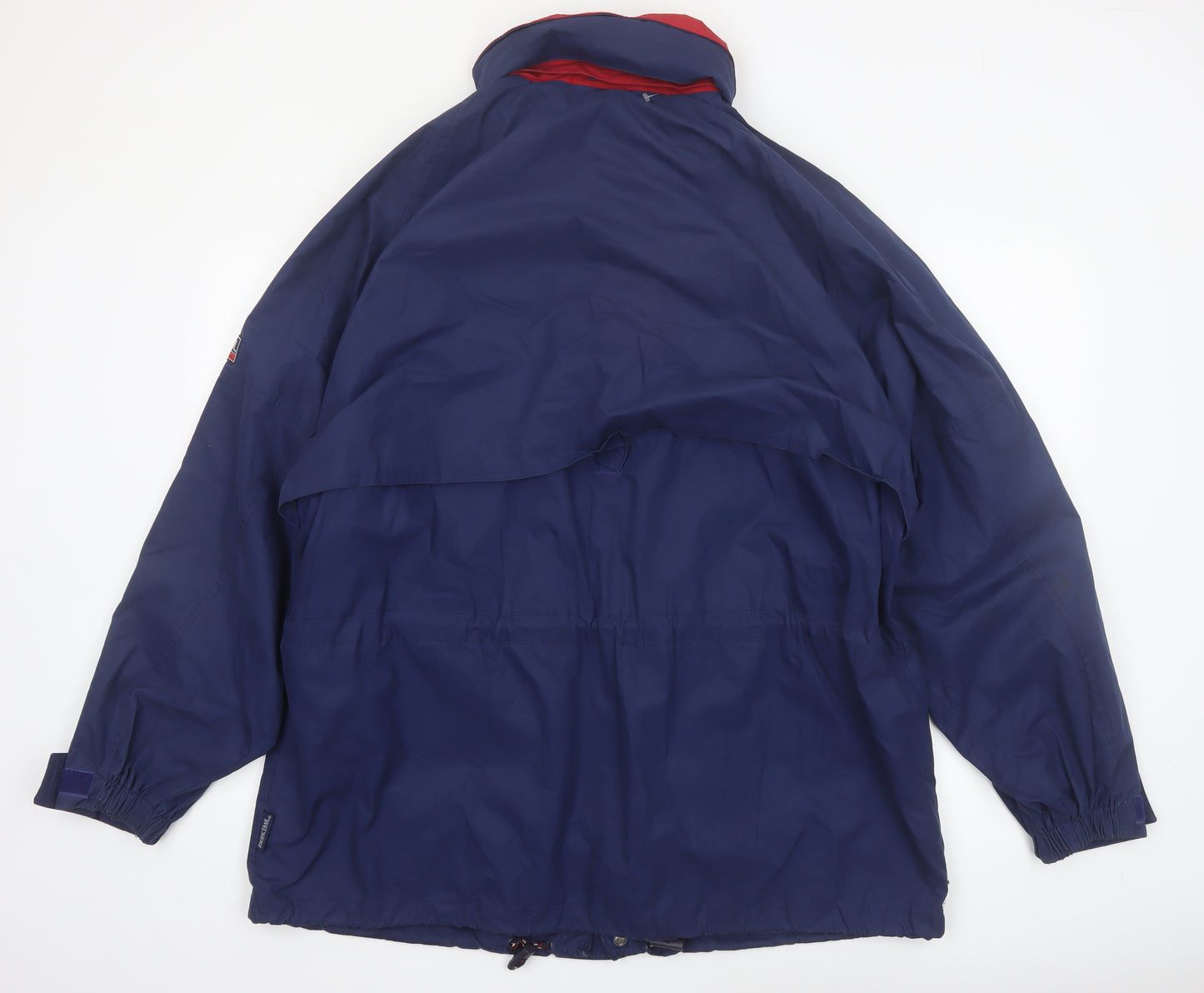 Pacific Trail Men's Blue XL Nylon Parka Jacket Waterproof Outdoor