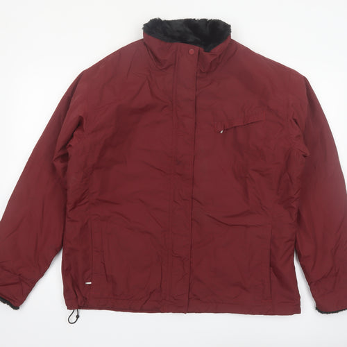 Columbia Women's Red XL Puffer Jacket Waterproof Winter Outdoor Coat
