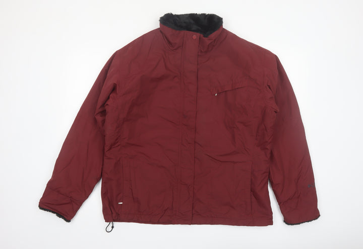Columbia Women's Red XL Puffer Jacket Waterproof Winter Outdoor Coat