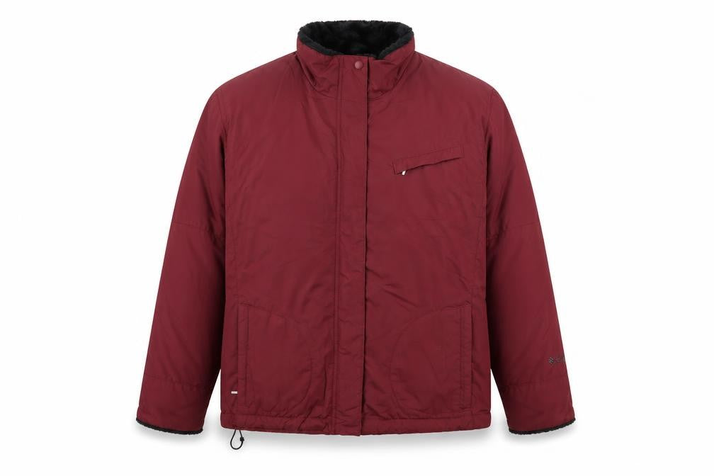 Columbia Women's Red XL Puffer Jacket Waterproof Winter Outdoor Coat