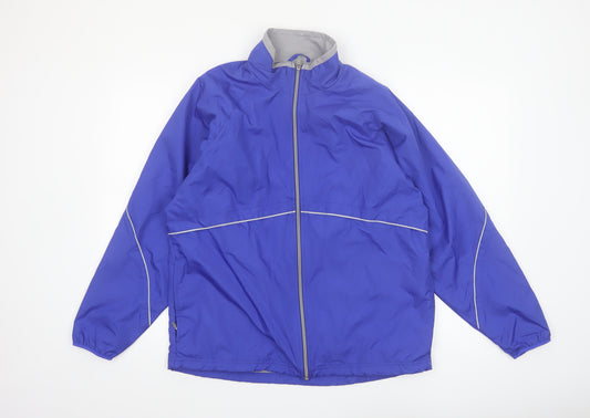 Charles River Apparel Men's Blue XS Windbreaker Jacket Lightweight