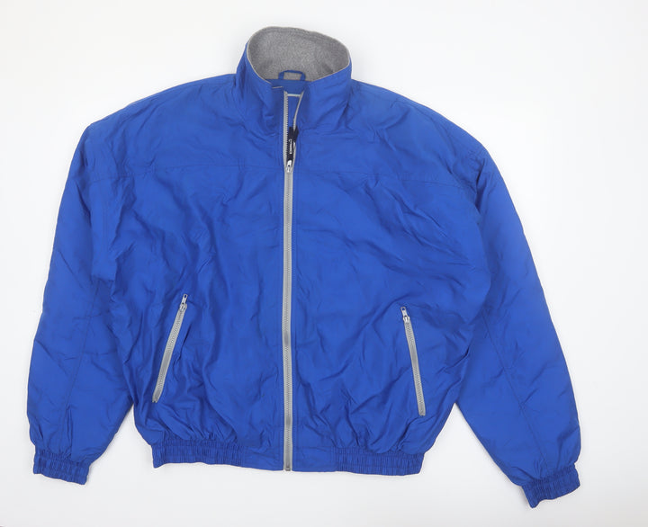 Russell Athletic Men's Blue L Water Resistant Sports Jacket