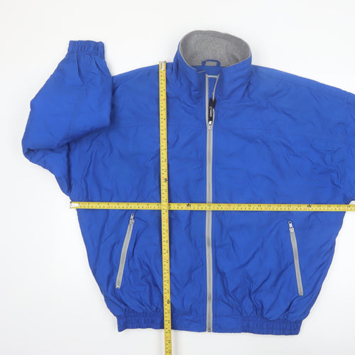 Russell Athletic Men's Blue L Water Resistant Sports Jacket