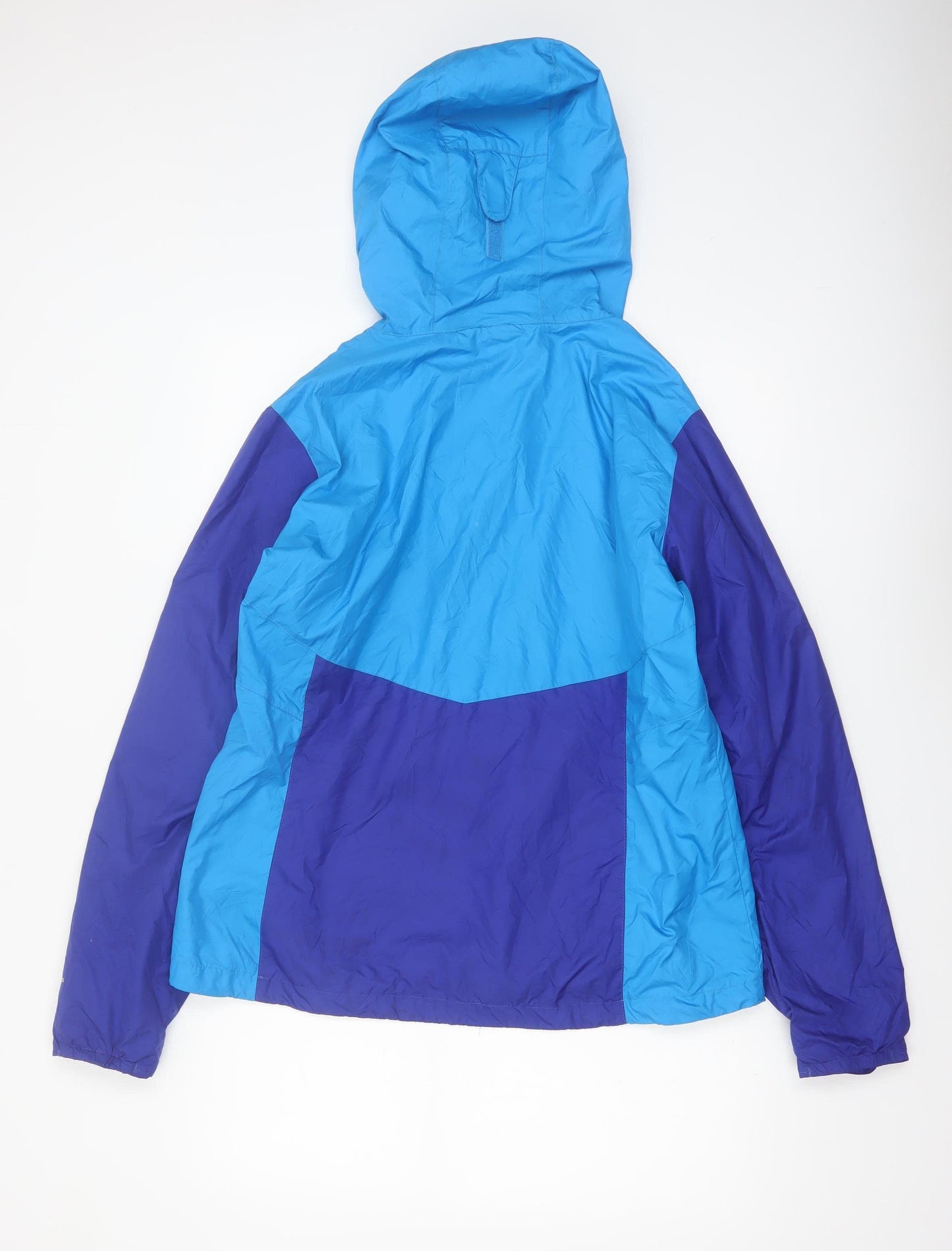 Columbia Women's Blue Waterproof Hooded Windbreaker Jacket XL