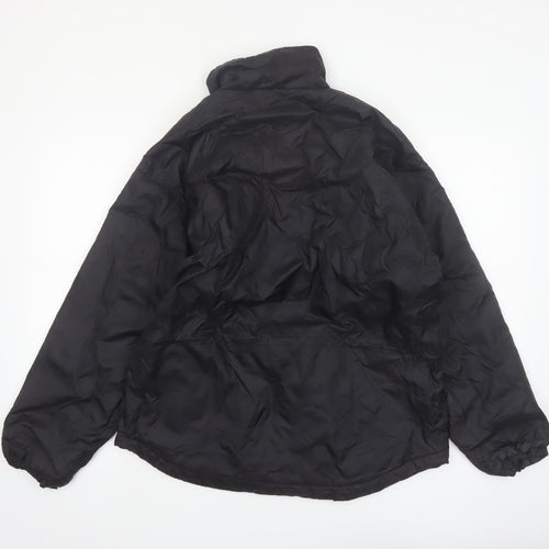 Columbia Women Black M Puffer Jacket Winter Fleece Lined Outdoor