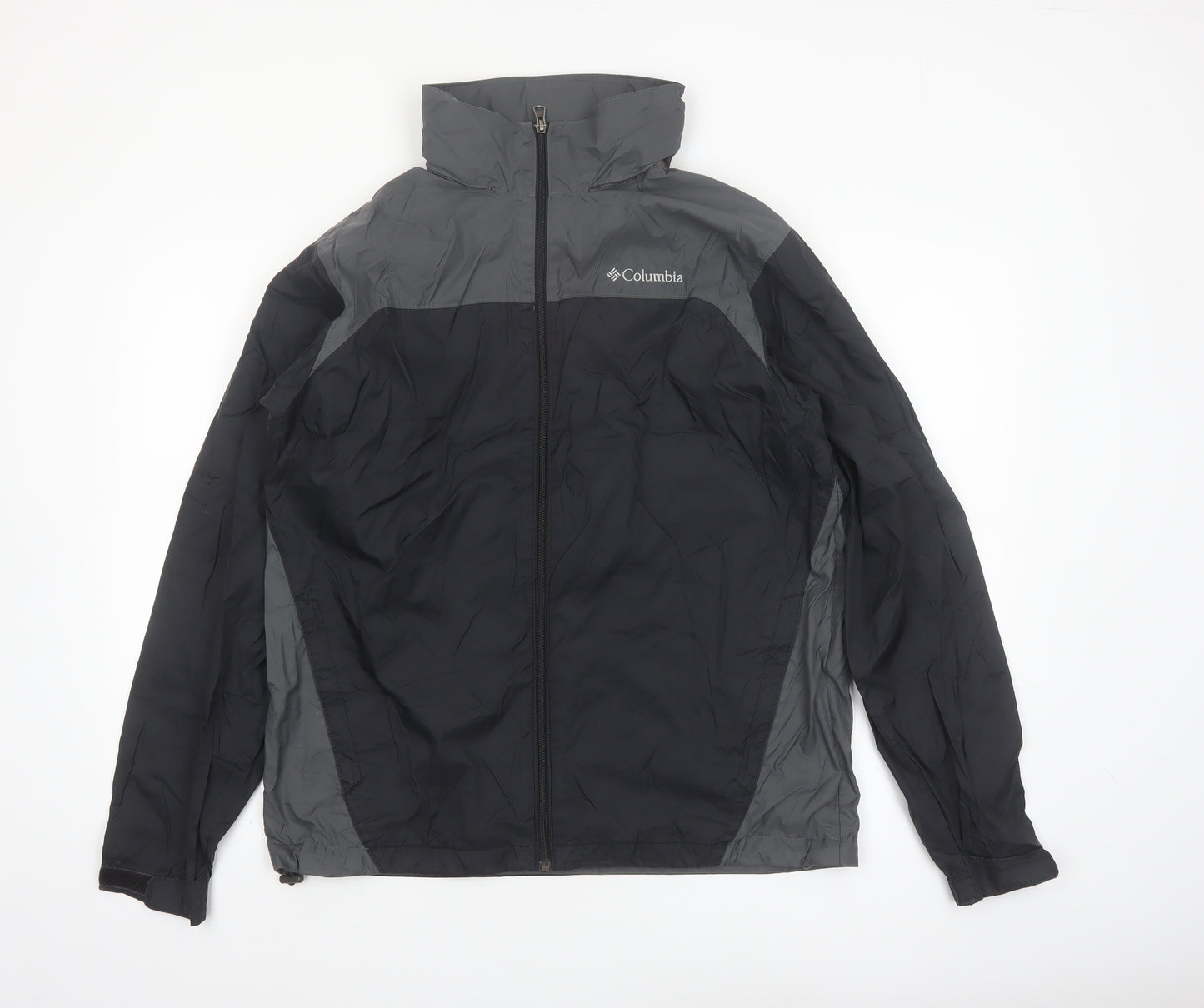 Columbia Men's Black M Windbreaker Jacket Lightweight Outdoor Coat