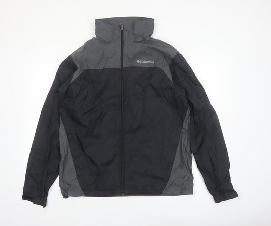 Columbia Men's Black M Windbreaker Jacket Lightweight Outdoor Coat