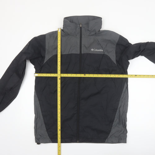 Columbia Men's Black M Windbreaker Jacket Lightweight Outdoor Coat