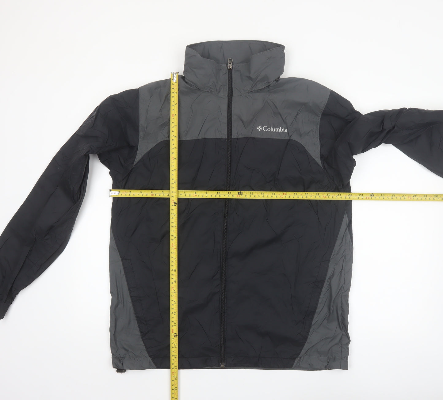 Columbia Men's Black M Windbreaker Jacket Lightweight Outdoor Coat