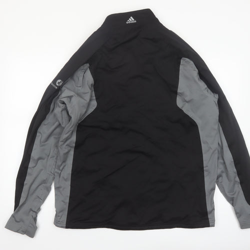 Adidas Men's Black Climaproof Golf Windbreaker Jacket L Waterproof