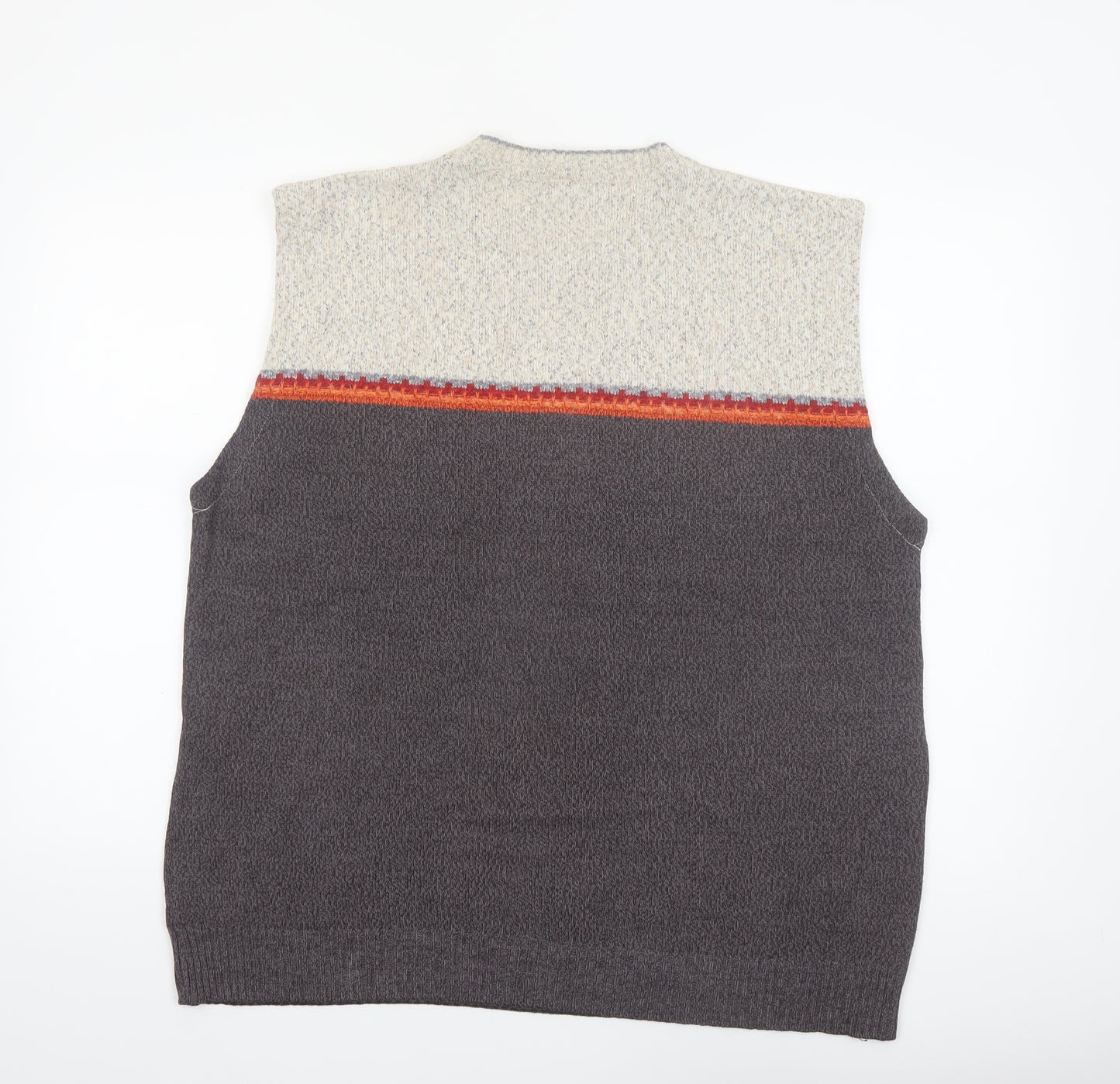 Pierre Cardin Men’s Multicoloured Fair Isle Wool Vest L