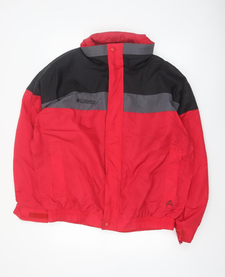 Columbia Men's Red Water Resistant Windproof Puffer Jacket L