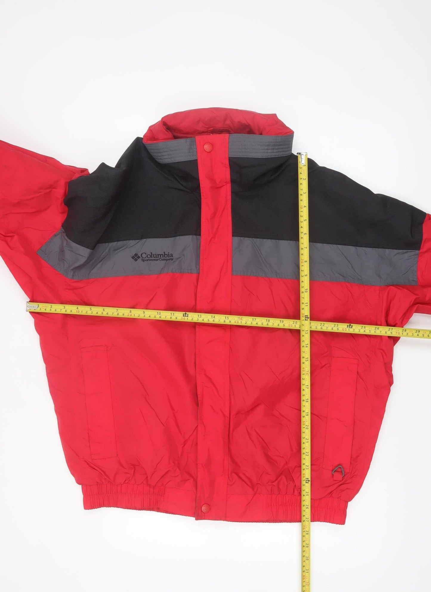 Columbia Men's Red Water Resistant Windproof Puffer Jacket L