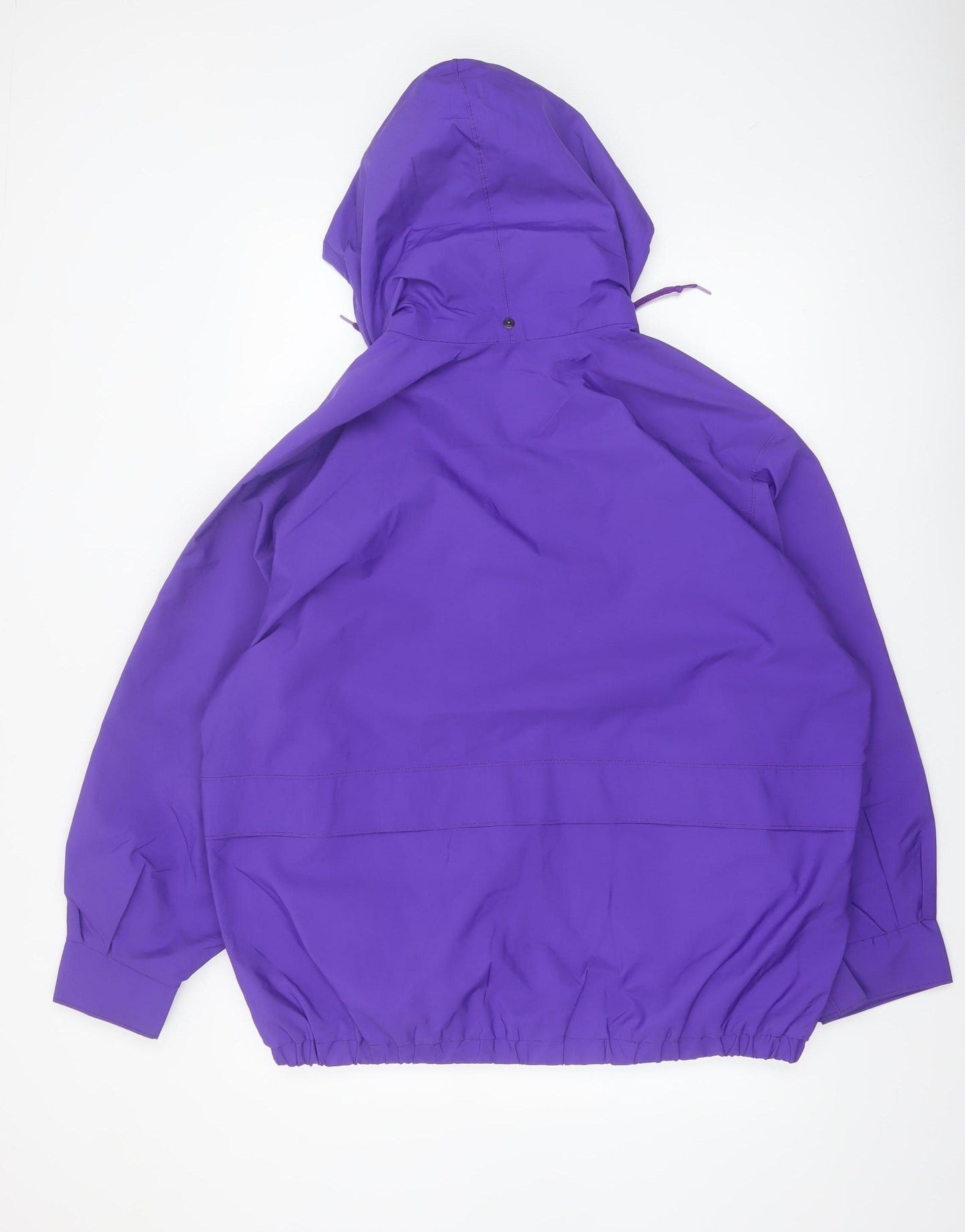 FarWest Unisex Adults Purple L Hooded Parka Jacket Water Resistant