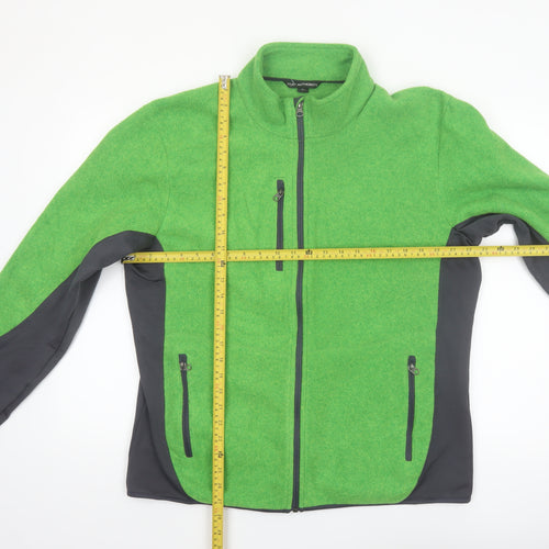 Port Authority Mens Green Soft Shell Fleece Jacket Size L