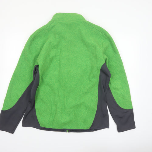 Port Authority Mens Green Soft Shell Fleece Jacket Size L
