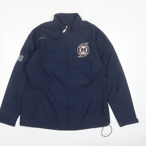 Kewl Men’s Blue Windbreaker Jacket L Sports Team Mississauga Hurricanes