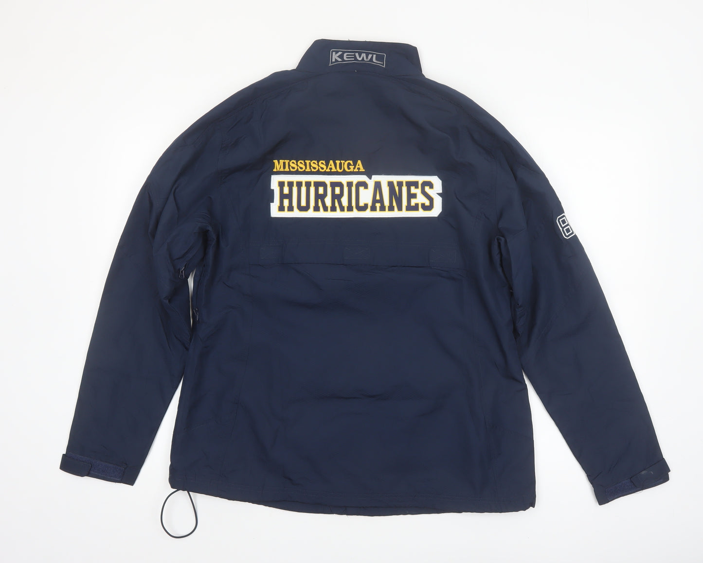 Kewl Men’s Blue Windbreaker Jacket L Sports Team Mississauga Hurricanes