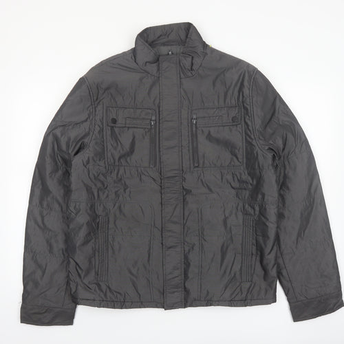 IN-C International Concepts Men's Grey L Puffer Jacket Polyester