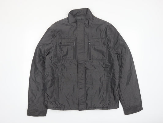 IN-C International Concepts Men's Grey L Puffer Jacket Polyester