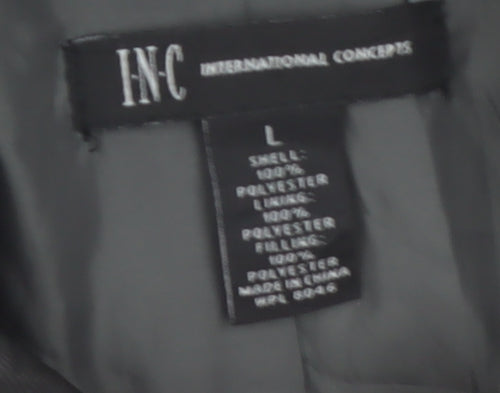 IN-C International Concepts Men's Grey L Puffer Jacket Polyester