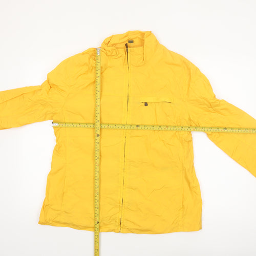 Dockers Womens Yellow XL Windbreaker Lightweight Jacket