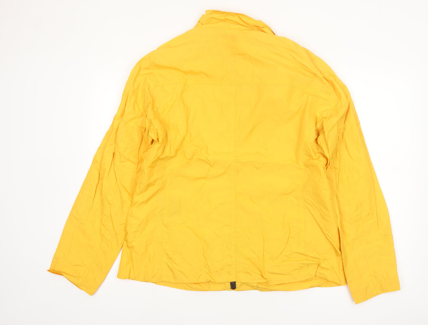 Dockers Womens Yellow XL Windbreaker Lightweight Jacket