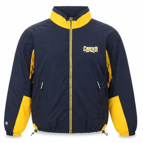 Holloway Men's Blue Yellow Windbreaker Jacket Medium Sports Full Zip