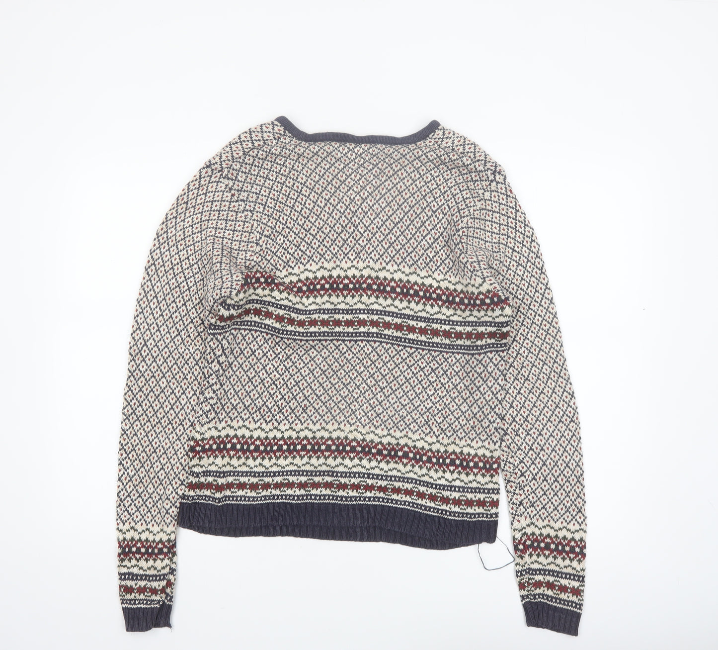Paul Harris Design Women’s Multicoloured V-Neck Fair Isle Knit Jumper M