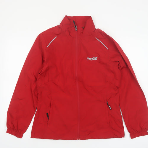 Core365 by North End Women's Red Windbreaker Jacket Size M Reflective