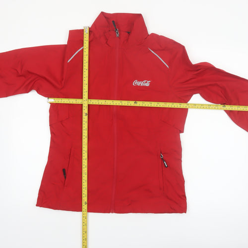 Core365 by North End Women's Red Windbreaker Jacket Size M Reflective