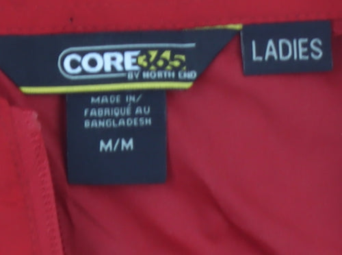 Core365 by North End Women's Red Windbreaker Jacket Size M Reflective